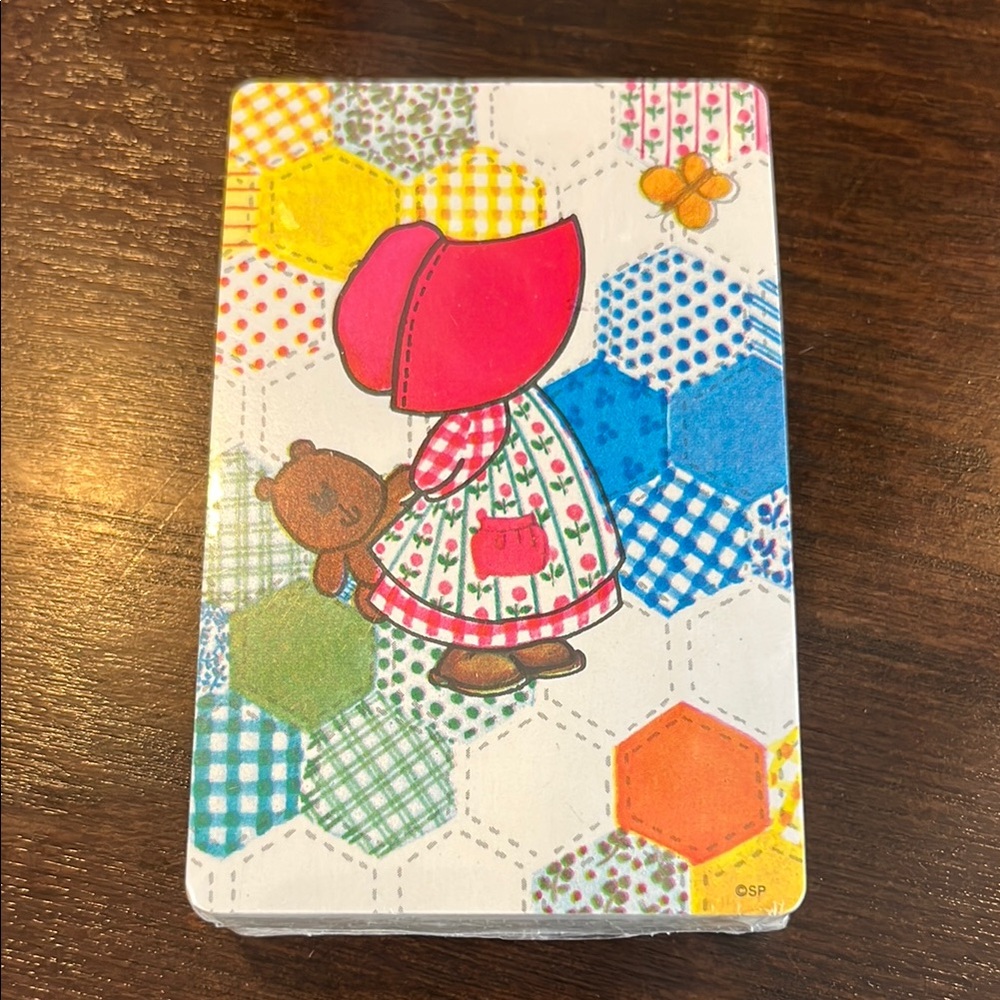 Vintage Colorful Holly Hobby Patchwork playing cards (Trump)